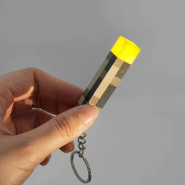 🔥 Pixel Torch Keychain – Light Up Your Adventure!