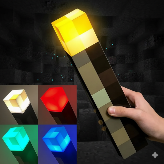 🕹️ Minecraft LED RGB Torch Lamp