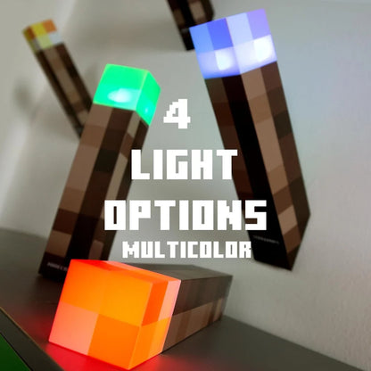 🕹️ Minecraft LED RGB Torch Lamp